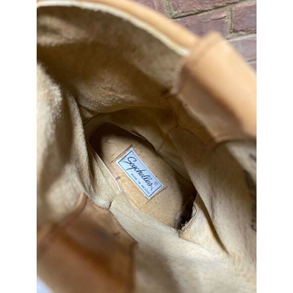 Seychelles Tan Leather Western Pointed Toe Boot Size 6 - Picture 9 of 9